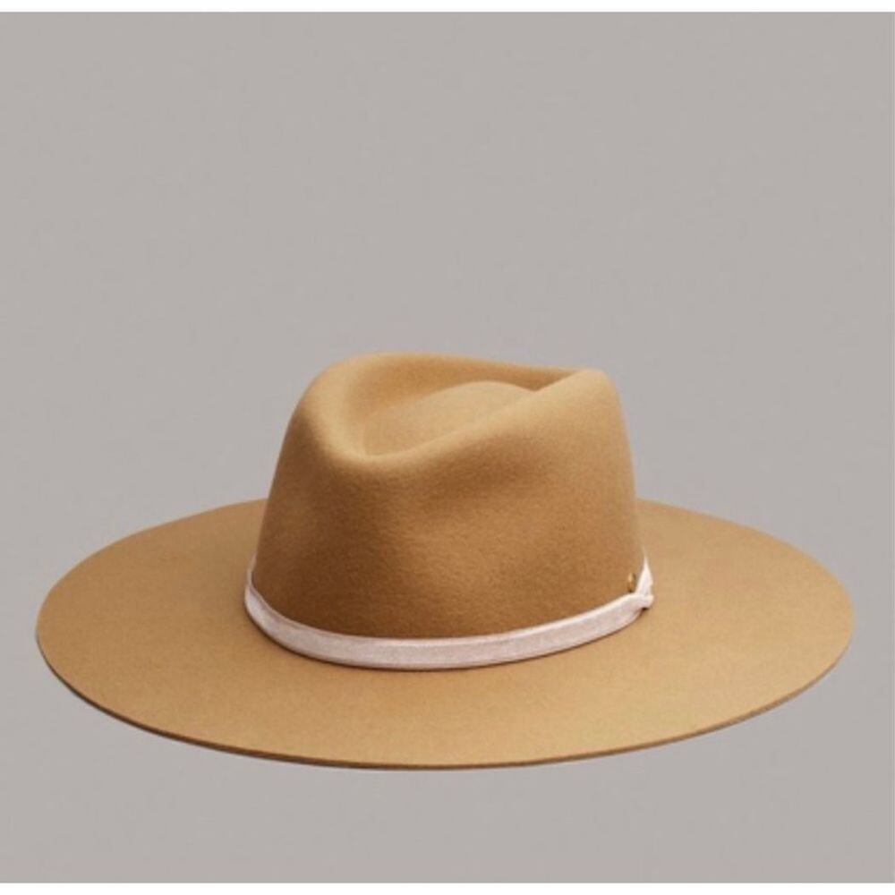 Rag & Bone Florence Wool Fedora Wide Brim Hat Small